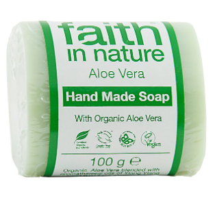 Увлажняющее мыло ручной работы Faith in nature 100г с экстрактом Алоэ Вера
